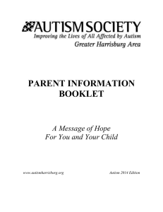 Internet and Book Resources - Autism Society of America Harrisburg