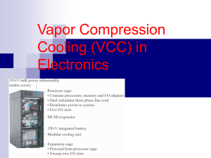 Vapor Compression Cooling in Electronics