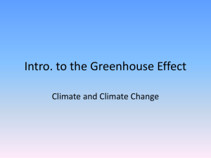 101414 Intro to Greenhouse Effect