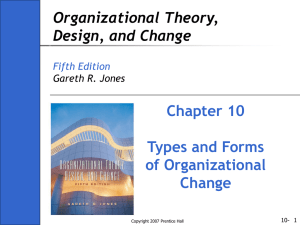 What is Organizational Change? (cont.)