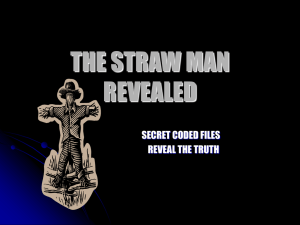 THE STRAW MAN REVEALED - Law Notes