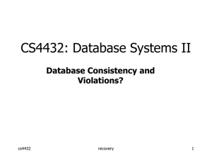 CS 245: Database System Principles