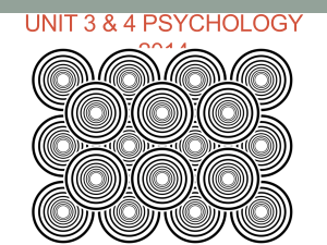 UNIT 1 & 2 PSYCHOLOGY (2013) - vce psychology 2014