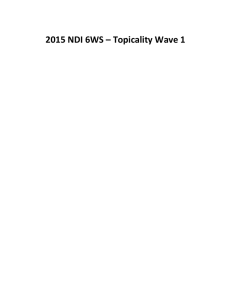 2015 NDI 6WS – Topicality Wave 1