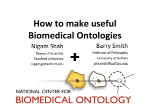 Slides - National Center for Biomedical Ontology
