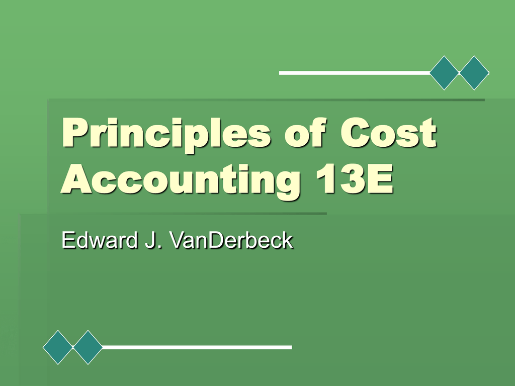 cost principle book value