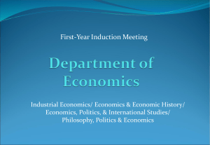 Department of Economics