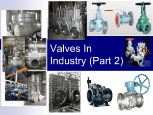 Valve in Industry (Part 2)