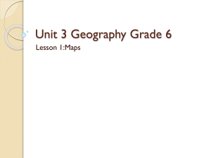 Unit 3 Geography Grade 6