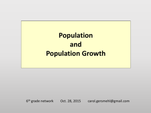 6th 3B Population Growth presentation