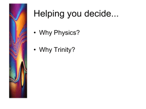 Physics - Trinity School