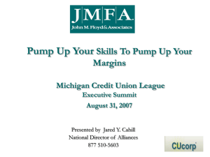 Fee Income - Michigan Credit Union League