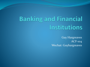 Banking and FIs 9