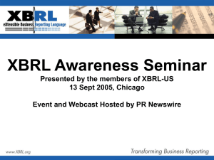 xbrl awareness seminar