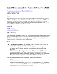TCP-IP Fundamentals for Microsoft Windows SNMP