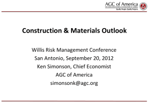 Construction & Materials Outlook