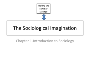 (w) Chapter 1 -The Sociological Imagination