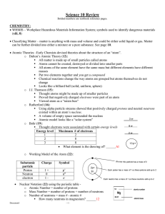 2. Science 10 FINAL Review KEY