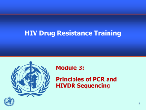 HIV Drug Resistance Training Module 3
