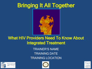 What HIV Clinicians Need To Know About Behavioral Health