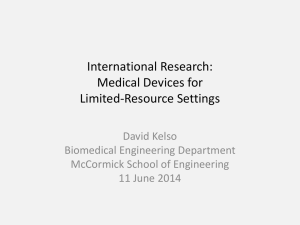 International Research: Translational Medical Device