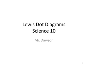 Lewis Dot Diagrams Science 10