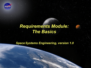 Requirements Module: The Basics