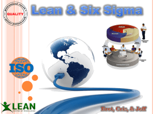 Lean Six Sigma