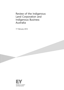 Review of the Indigenous Land Corporation and Indigenous