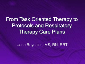 Protocols and Care Plans