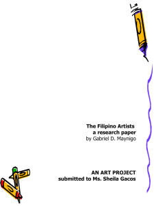 art research paper - mga pahina ni msbolin