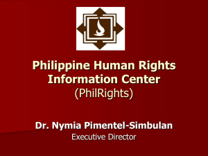 Philippine Human Rights Information Center (PhilRights)