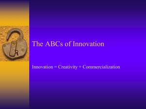 The ABCs of Innovation