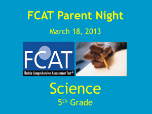 FCAT Parent Night - Pembroke Pines Charter Schools > Home