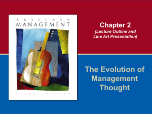 02. The Evolution of Management Thought