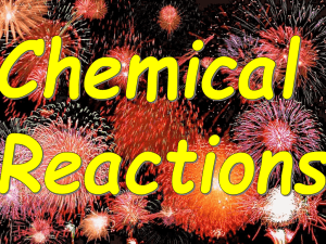 Chemical Reactions . ppt