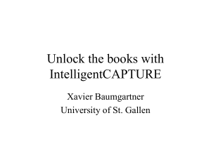 Unlock the books with IntelligentCAPTURE
