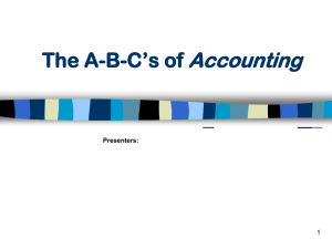 ABC's of Accounting - University of Michigan