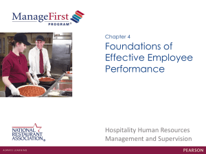Chapter 4 Foundations of Effective Employee Performance Team