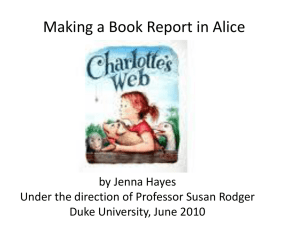 Book Report - Duke University