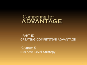 Competitive Advantage Dimension