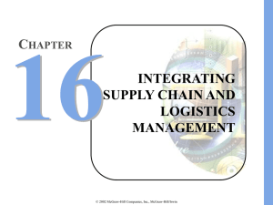 Lecture 7 Supply Chain