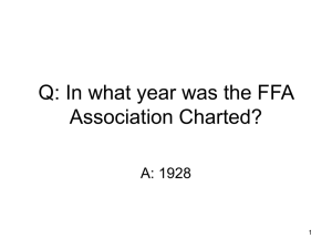 FFA Quizbowl Questions & Answers