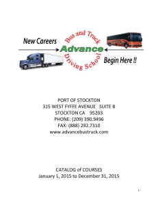 Your Next Career Move - Advance Bus and Truck Driving School