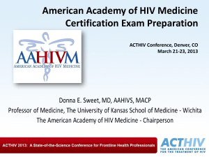 HERE - American Academy of HIV Medicine