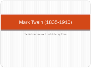 Mark Twain (1835-1910) - Carlisle County Schools