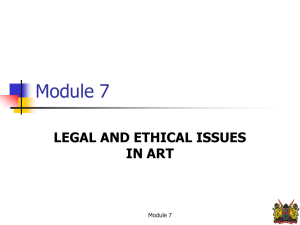 07.01 Legal and Ethical Issues