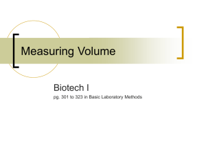 Powerpoint on Measuring Volume