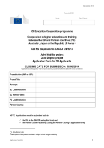 12. LeGAL STATUS DOCUMENTATION (EU Only) - EACEA