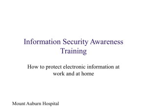 HIPAA Security General Training